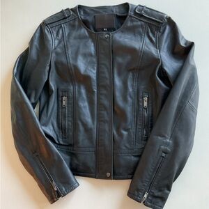 Massimo Dutti Leather Jacket